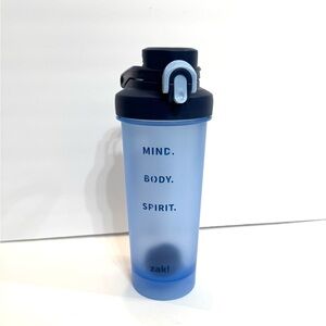 ZAK 27oz. Blue Everyday Smiles Mixer Bottle Mind Body Spirit Use, Reuse, Repeat
